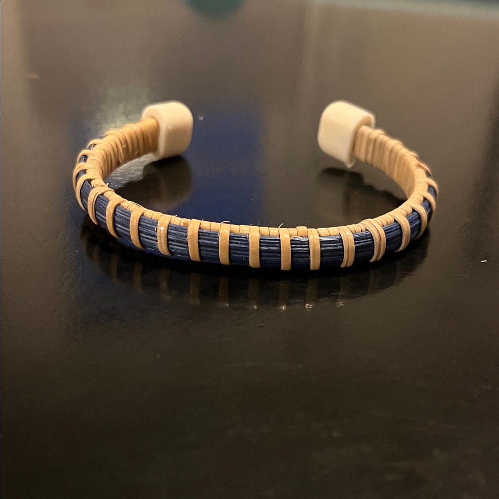 Handcrafted Nantucket Basket inspired bracelet